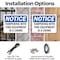Signmission Tampering With Fire Equipment Is A Crime, 10 in W x Rectangle, Plastic OS-2PACK-NS-P-710-L-18522 - alternate 3